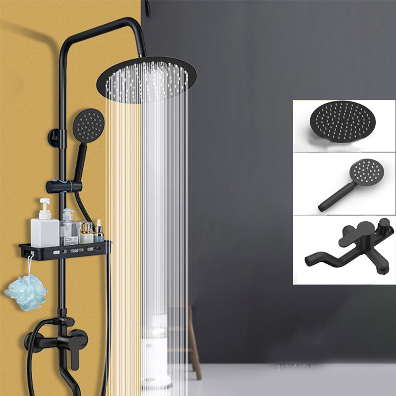 BowLift | Shower system Wall-mounted Adjustable spray pattern Shower arm Shower set with shower hose