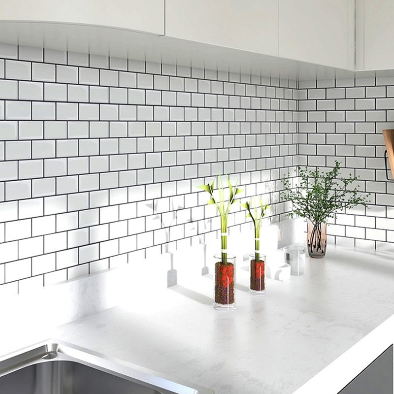 BowLift | Plastic Peel and Stick Wall Tiles 3D Square Peel and Stick Backing