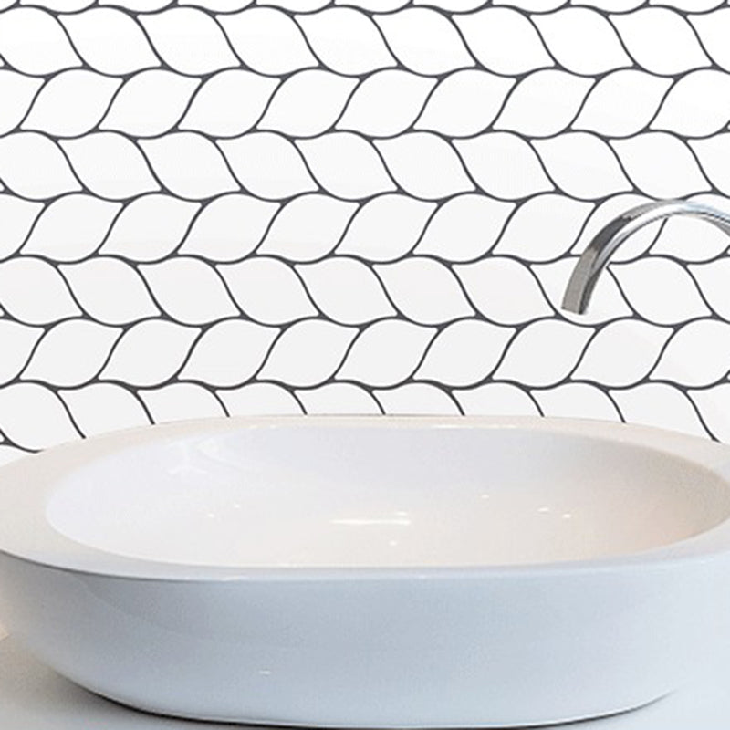 BowLift | Plastic Peel and Stick Wall Tiles 3D Square Peel and Stick Backing