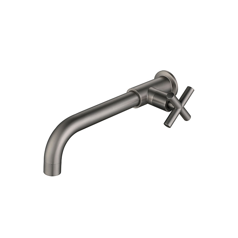 BowLift | Widely used wall-mounted bathroom sink faucet cross handle low arch faucet