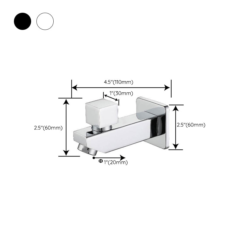 BowLift | Widely used wall-mounted bathroom sink faucet cross handle low arch faucet