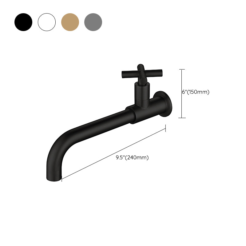 BowLift | Widely used wall-mounted bathroom sink faucet cross handle low arch faucet