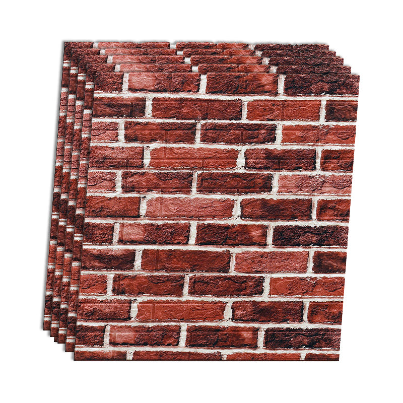 BowLift | Industrial Wall Panel 3D Brick Wall Panels Waterproof Stickers Wall Tiles Set of 10