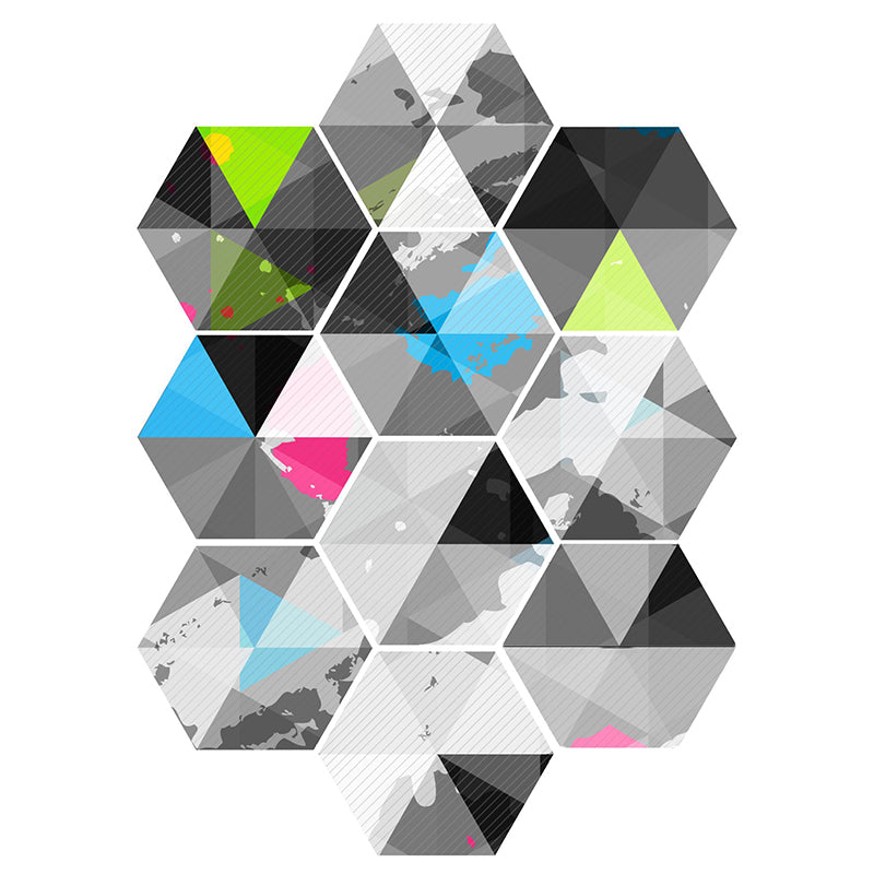 BowLift | Plastic Mosaic Tile Wallpaper Hexagonal for Stick and Remove Back Wall Tile