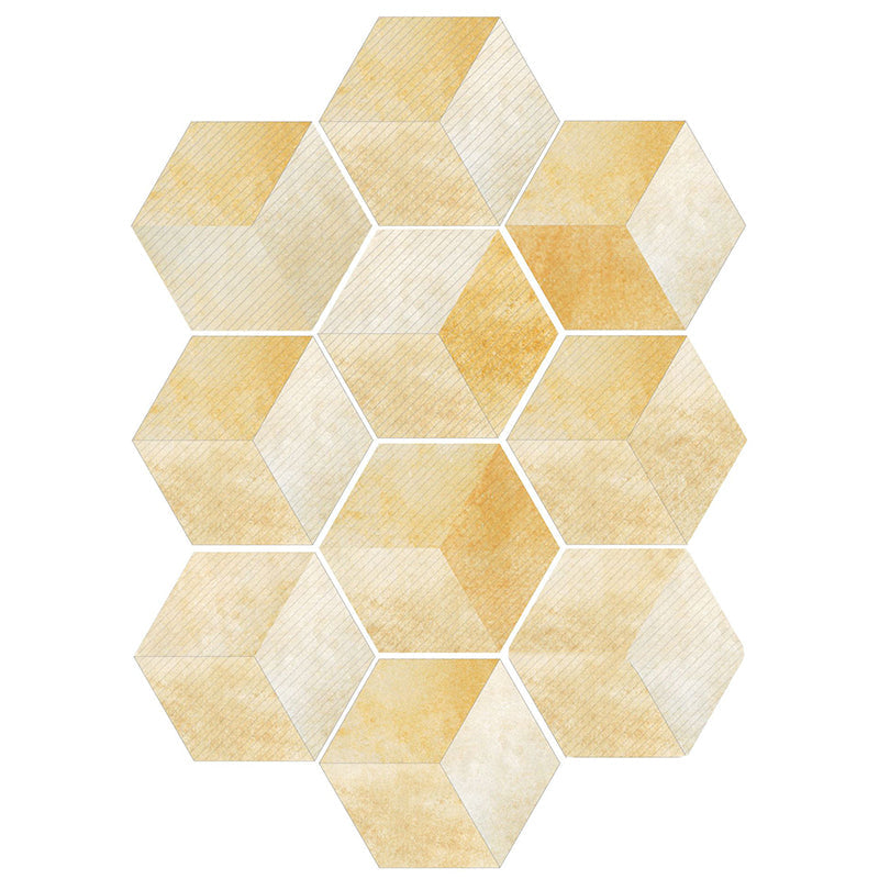 BowLift | Plastic Mosaic Tile Wallpaper Hexagonal for Stick-On and Removable Back Wall Tile