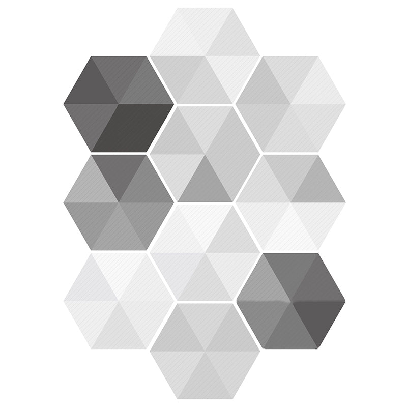 BowLift | Plastic Mosaic Tile Wallpaper Hexagonal for Stick and Remove Back Wall Tile