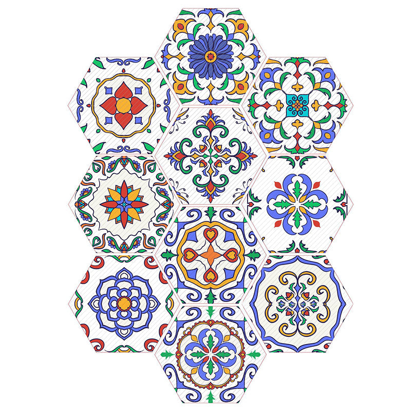 BowLift | Plastic Mosaic Tile Wallpaper Hexagonal for Stick and Remove Back Wall Tile