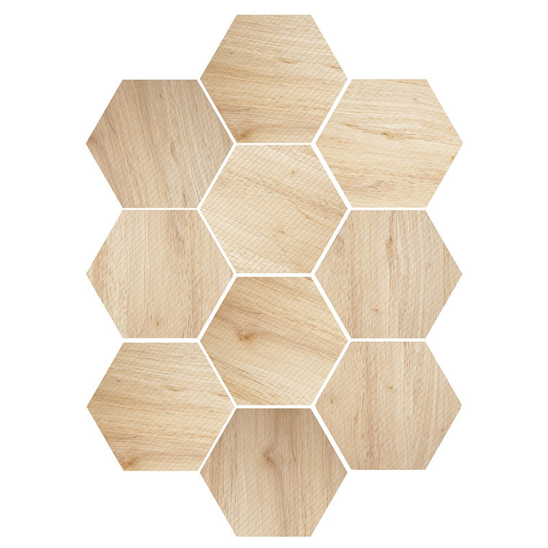 BowLift | Plastic Mosaic Tile Wallpaper Hexagonal for Stick-On and Removable Back Wall Tile