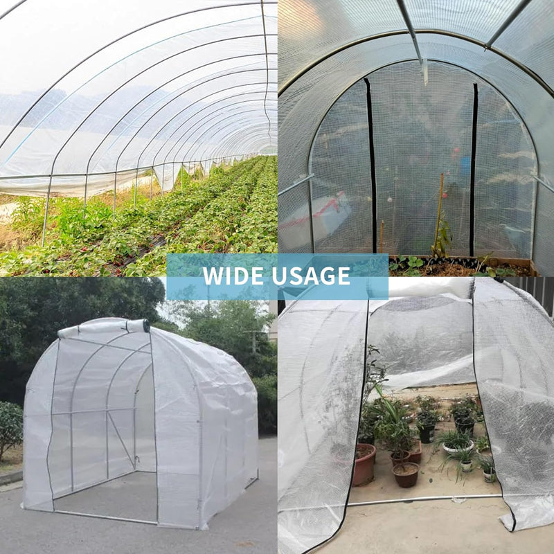 BowLift | 12x20 ft Plastic Poly Tarp 10 Mil Heavy Duty Waterproof Greenhouse Tarp for Garden Outdoor Yard