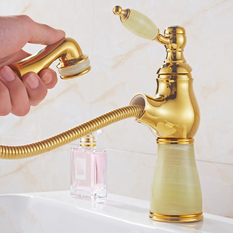 BowLift | Glam Basin faucet Lever handle Low arch basin faucet Bathroom faucet