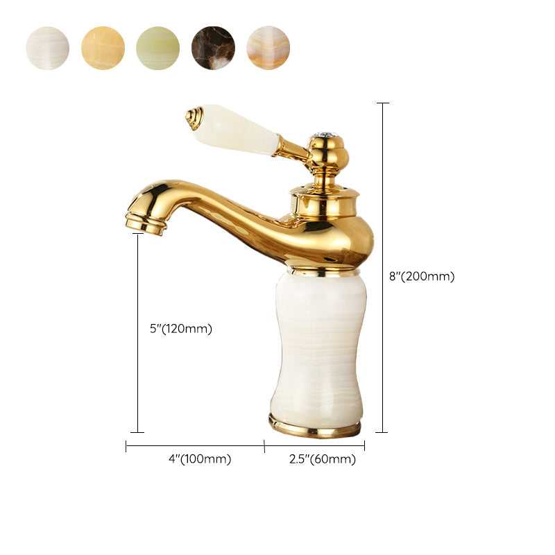 BowLift | Glam Basin faucet Lever handle Low arch basin faucet Bathroom faucet