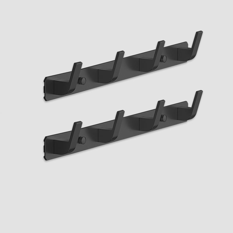 BowLift | Mattes Finish Modern Bathroom Accessories 2 - Piece Bathroom Accessory Set, Bathrobe Hooks
