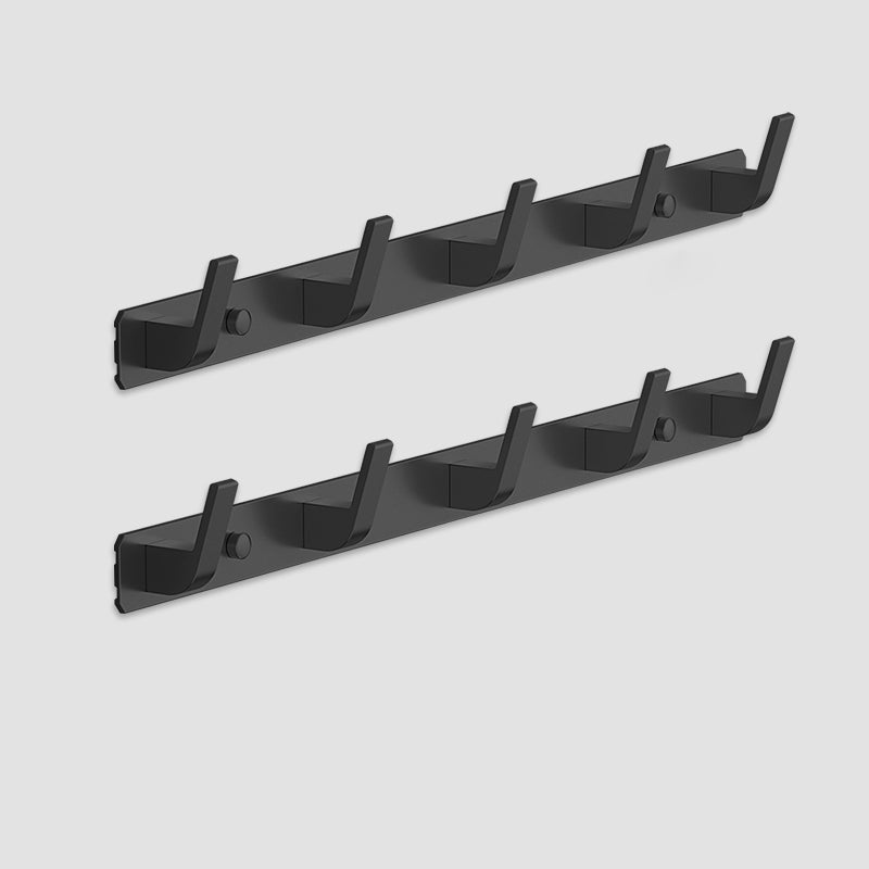 BowLift | Mattes Finish Modern Bathroom Accessories 2 - Piece Bathroom Accessory Set, Bathrobe Hooks