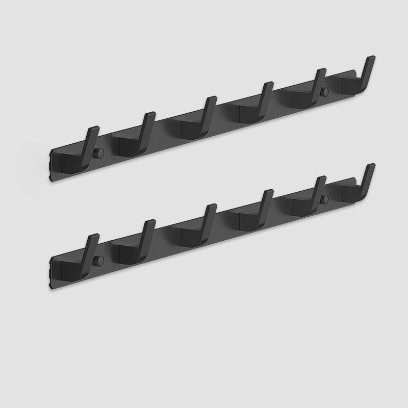 BowLift | Mattes Finish Modern Bathroom Accessories 2 - Piece Bathroom Accessory Set, Bathrobe Hooks