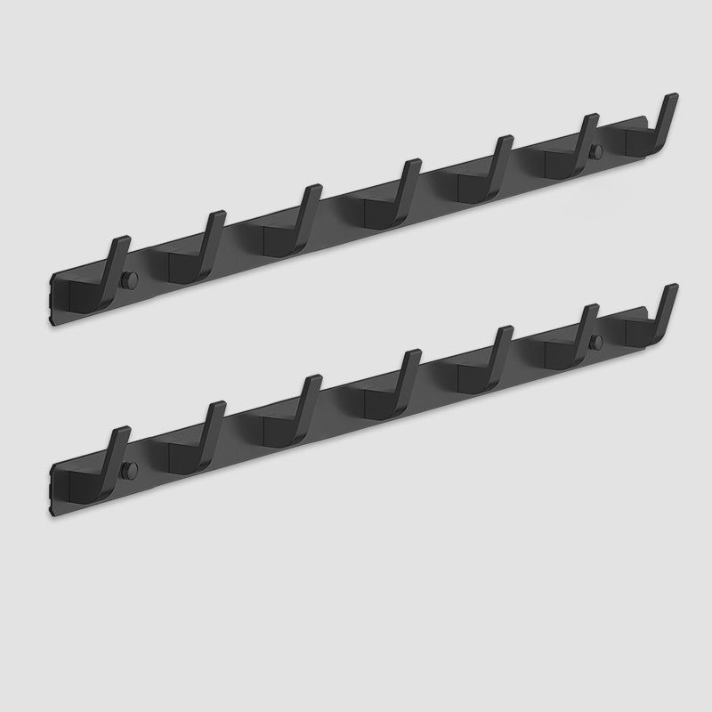 BowLift | Mattes Finish Modern Bathroom Accessories 2 - Piece Bathroom Accessory Set, Bathrobe Hooks