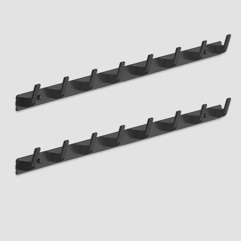 BowLift | Mattes Finish Modern Bathroom Accessories 2 - Piece Bathroom Accessory Set, Bathrobe Hooks