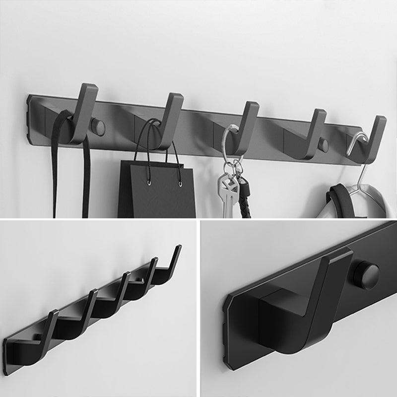 BowLift | Mattes Finish Modern Bathroom Accessories 2 - Piece Bathroom Accessory Set, Bathrobe Hooks