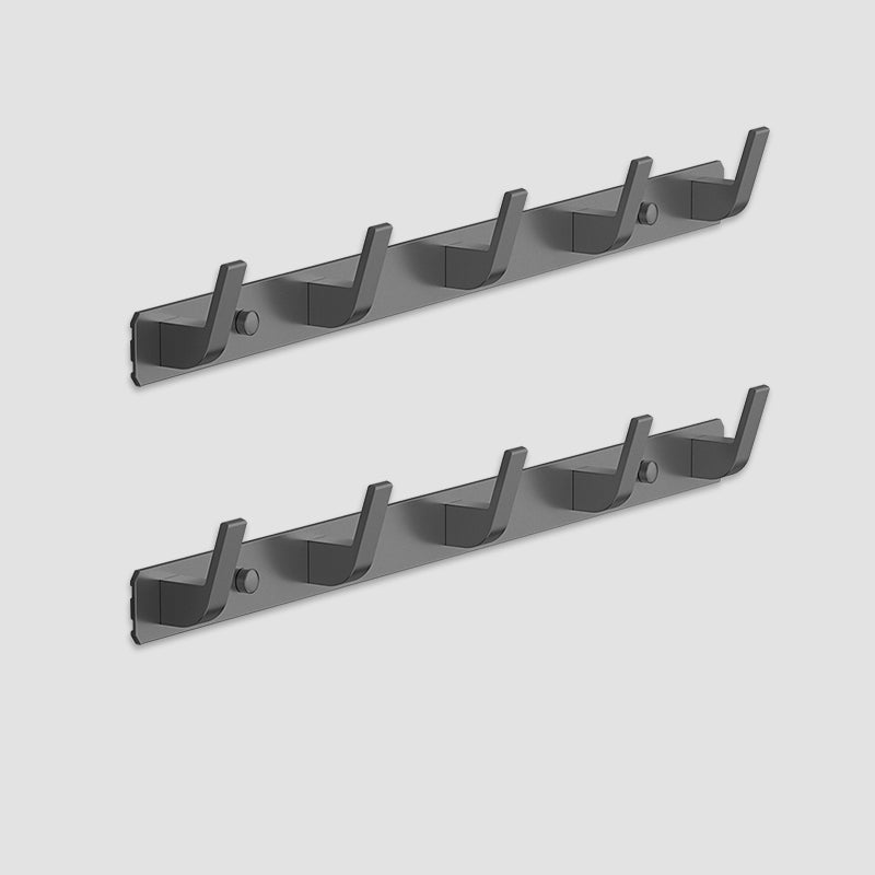 BowLift | Mattes Finish Modern Bathroom Accessories 2 - Piece Bathroom Accessory Set, Bathrobe Hooks