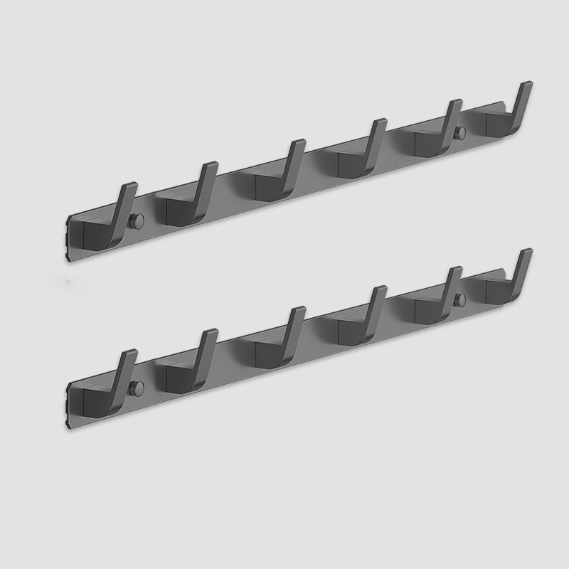 BowLift | Mattes Finish Modern Bathroom Accessories 2 - Piece Bathroom Accessory Set, Bathrobe Hooks