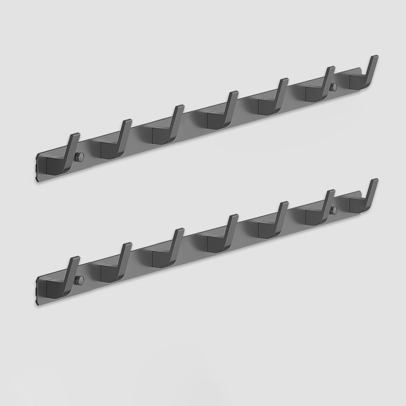 BowLift | Mattes Finish Modern Bathroom Accessories 2 - Piece Bathroom Accessory Set, Bathrobe Hooks