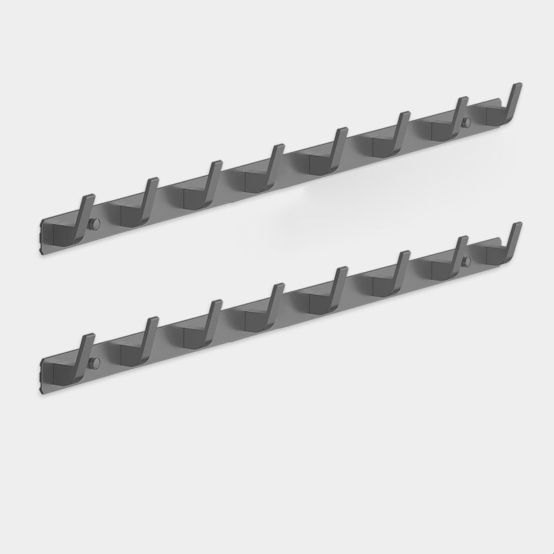 BowLift | Mattes Finish Modern Bathroom Accessories 2 - Piece Bathroom Accessory Set, Bathrobe Hooks