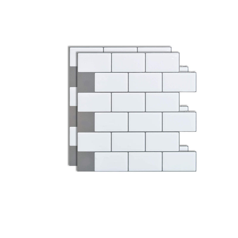 BowLift | Plastic Peel & Stick Subway Tile Modern Simple Subway Tile Wallpaper