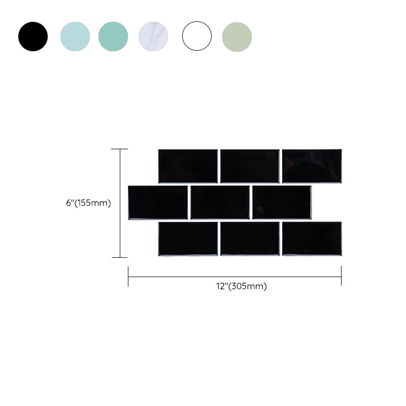 BowLift | Plastic Peel & Stick Subway Tile Modern Simple Subway Tile Wallpaper
