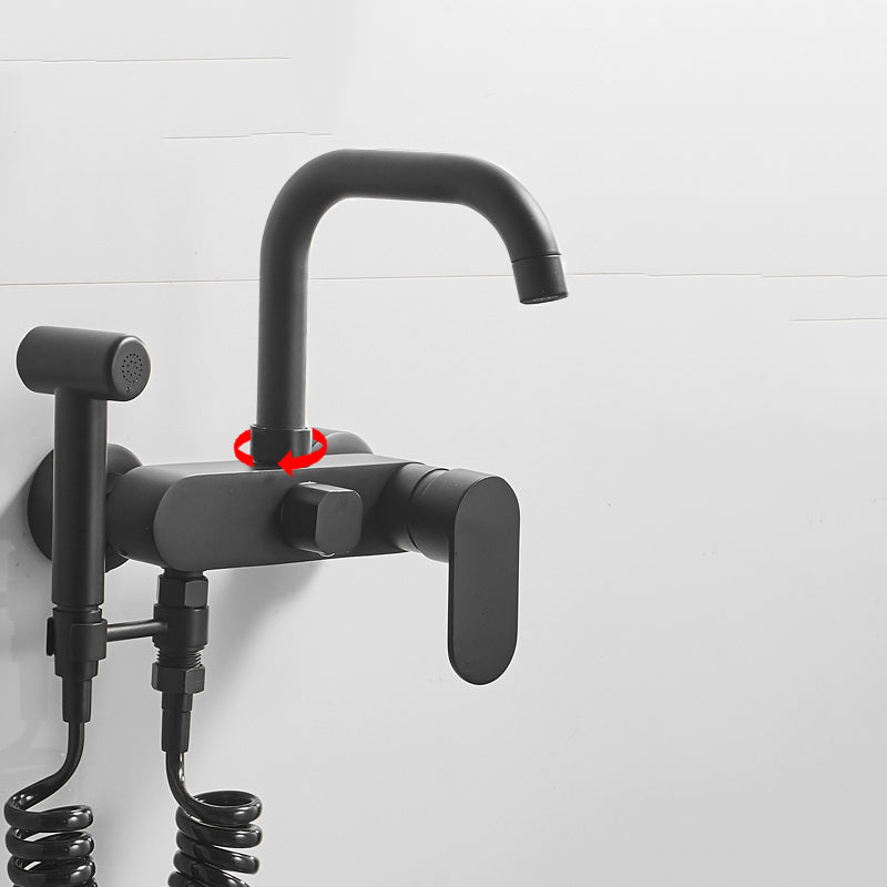 BowLift | Metal Bathtub Faucet Trim Contemporary Lever Handle Bathtub Faucet Trim