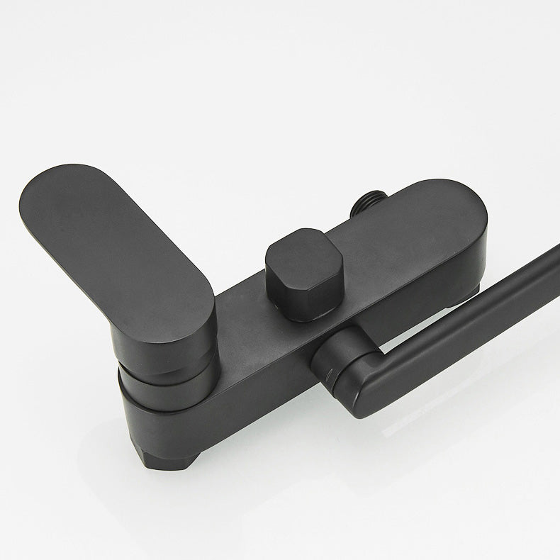 BowLift | Metal Bathtub Faucet Trim Contemporary Lever Handle Bathtub Faucet Trim