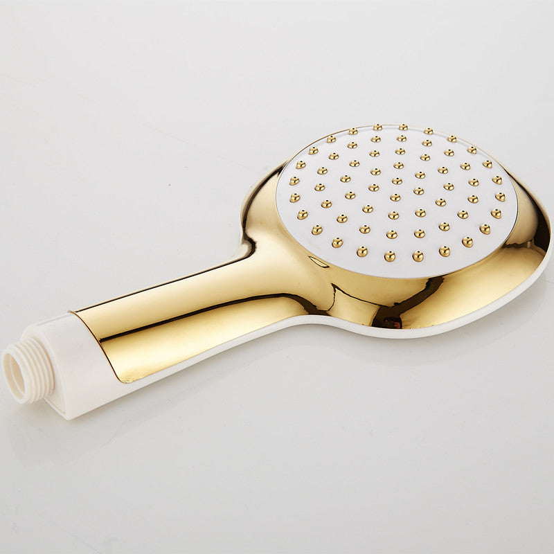 BowLift | Contemporary Shower Head Square Golden Bathroom Handheld Shower