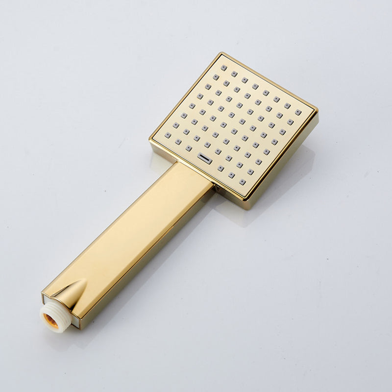 BowLift | Contemporary Shower Head Square Golden Bathroom Handheld Shower