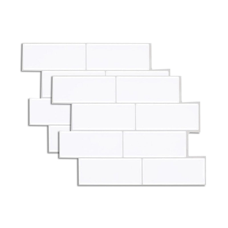 BowLift | Peel & Stick Subway Tile Stain Resistant PVC Rectangle Peel & Stick Tile for Shower 2 Pack