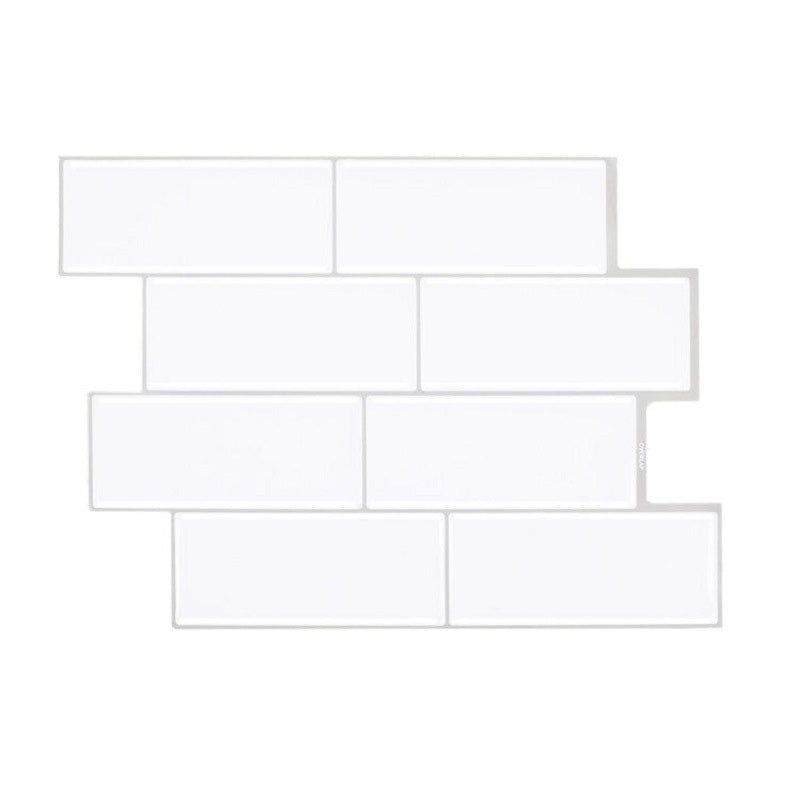 BowLift | Peel & Stick Subway Tile Stain Resistant PVC Rectangle Peel & Stick Tile for Shower 2 Pack