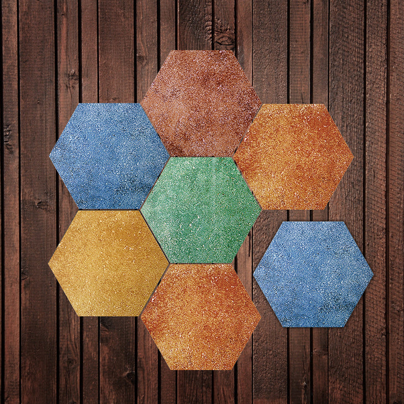 BowLift | Peel & Stick Tiles Stain Resistant Hexagonal Plastic Peel & Stick Tiles 20-Pack