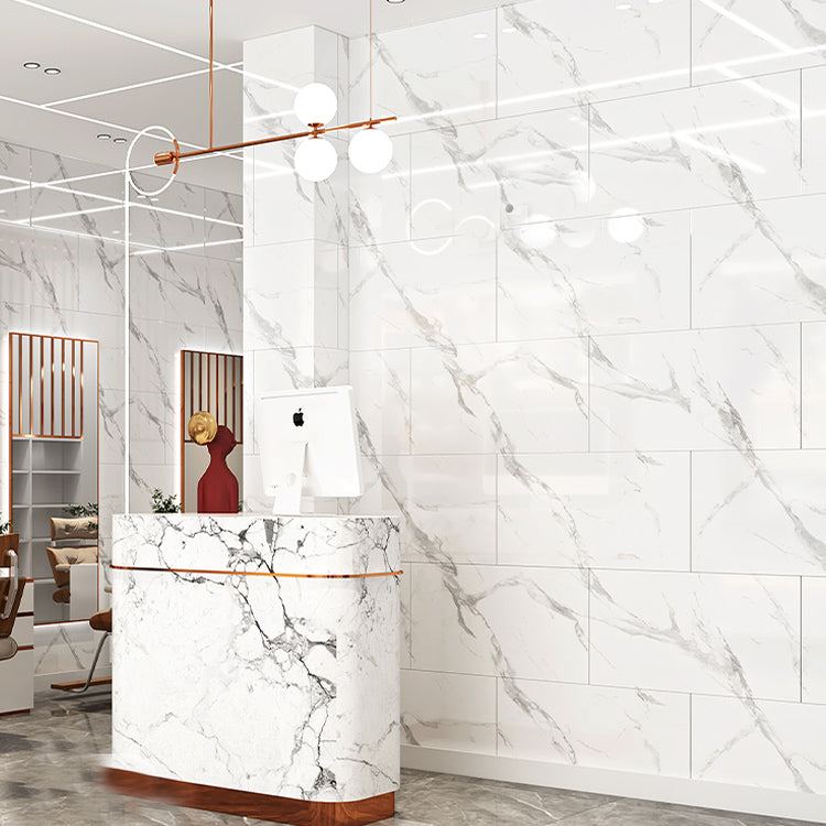 BowLift | Polygon Field Peel and Stick Back Wall Tile PVC Peel and Stick Tile for the Kitchen