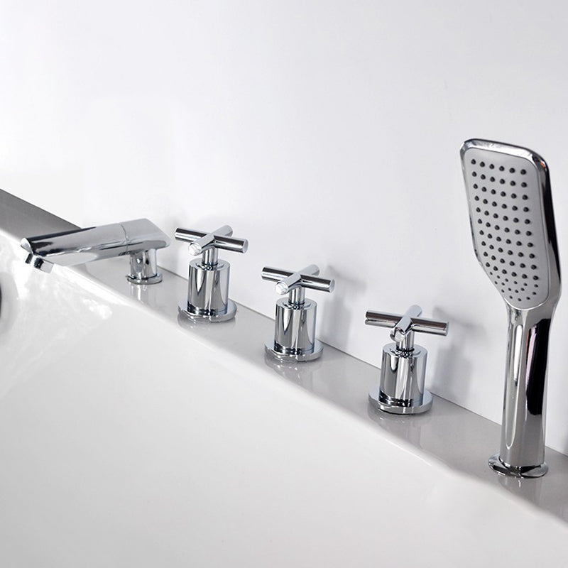 BowLift | Contemporary Style Bathroom Faucet Metal Deck Mounted Bathroom Faucet