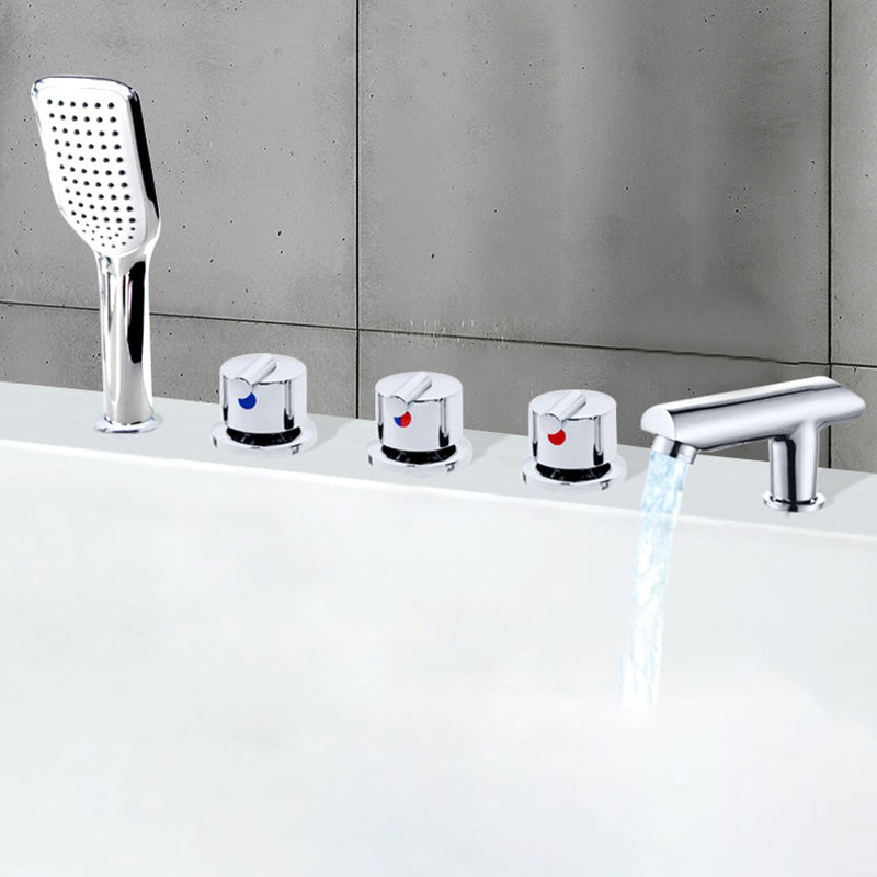 BowLift | Contemporary Style Bathroom Faucet Metal Deck Mounted Bathroom Faucet