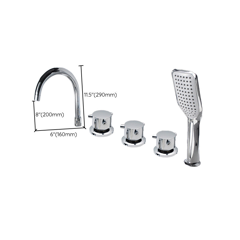 BowLift | Contemporary Style Bathroom Faucet Metal Deck Mounted Bathroom Faucet