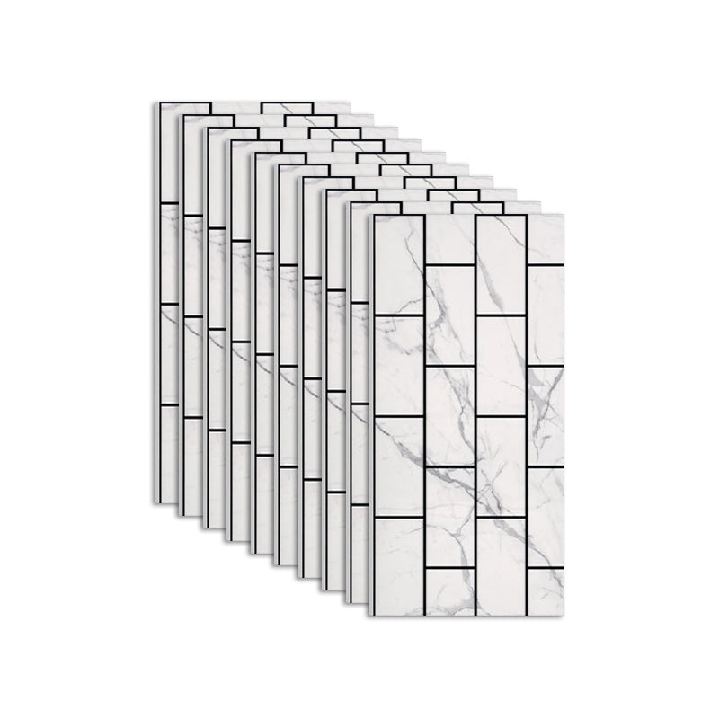 BowLift | Plastic Peel-and-Stick Back Wall Tiles Waterproof Single_TILE Wallpaper
