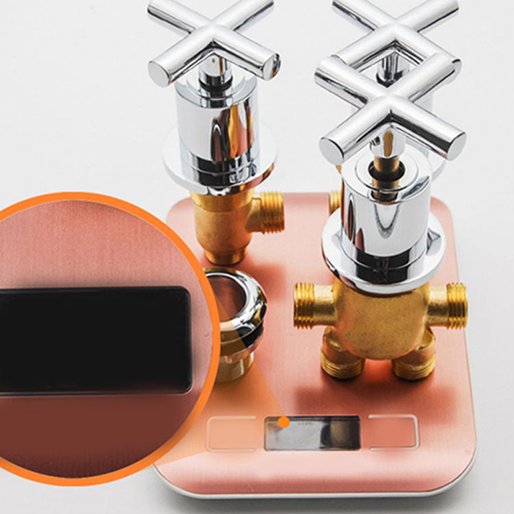 BowLift | Contemporary Bathroom Faucet Deck Mount Copper Low Arc Swivel Roman Bathtub Faucet Set