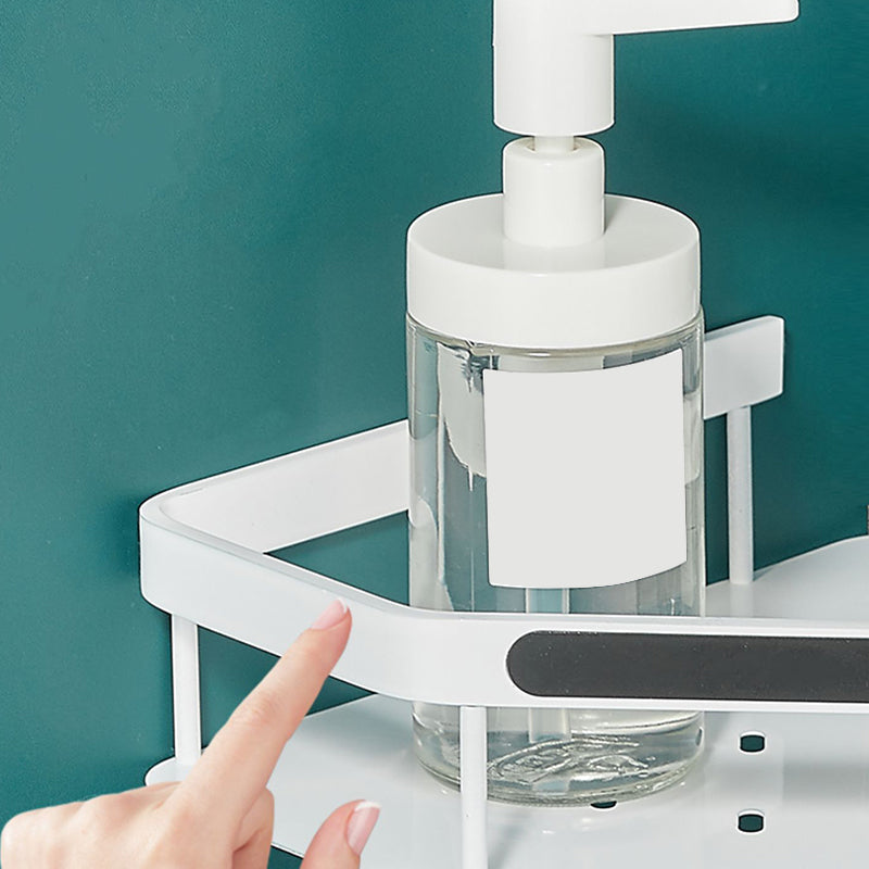 BowLift | Matt white 3-piece modern bathroom accessory set, bathroom shelf