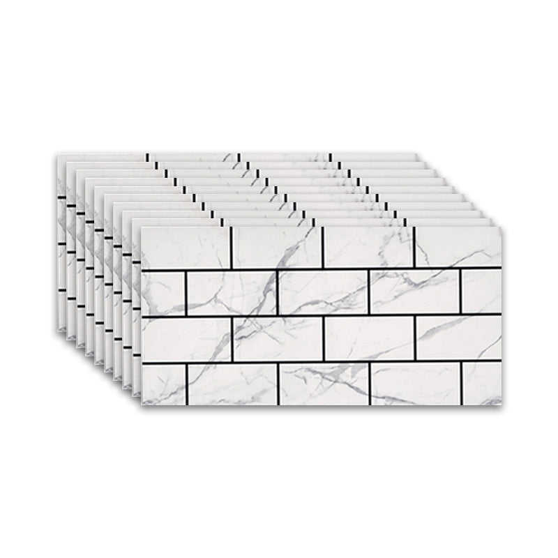 BowLift | Brick Joint Peel & Stick Tile 30 cm x 60 cm Rectangular PVC Wallpaper