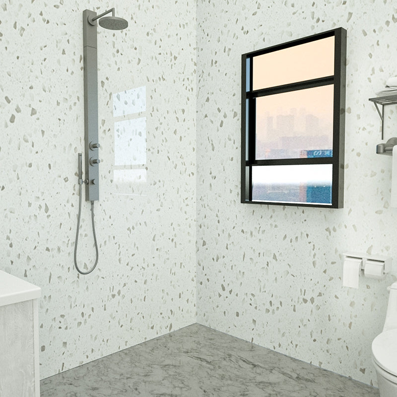 BowLift | Marbleing Water-repellent Tile PVC Single Peel-and-stick Tile for Bathroom Back Wall