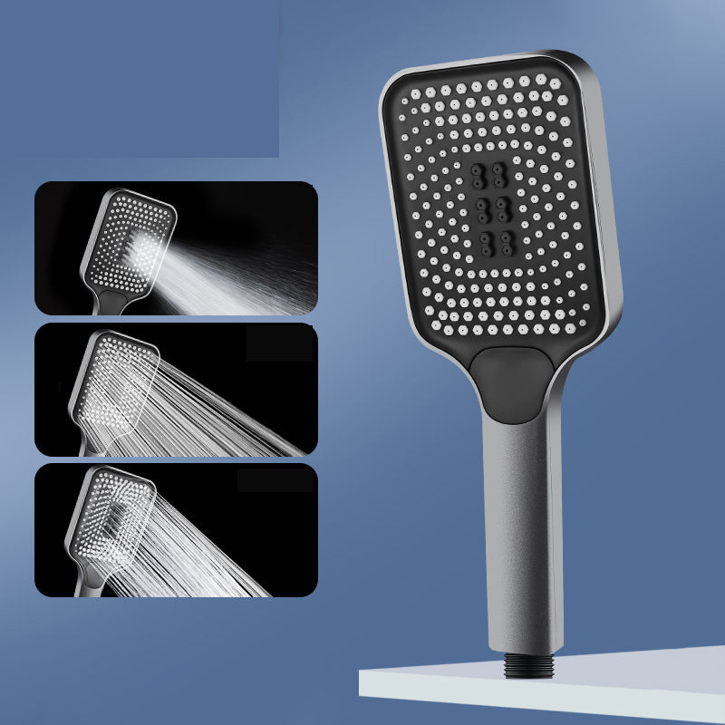 BowLift | Modern Rectangular Hand Shower in Black 3 Spray Wall Mounted Hand Shower