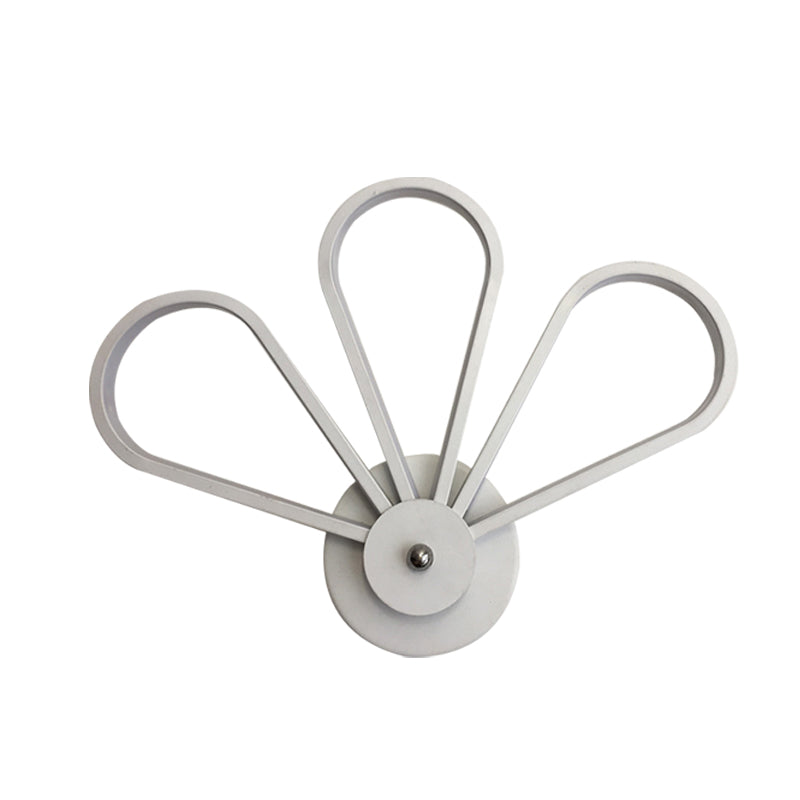 BowLift | Clover-shaped bedroom wall-mounted lighting acrylic LED modern wall lamp in white