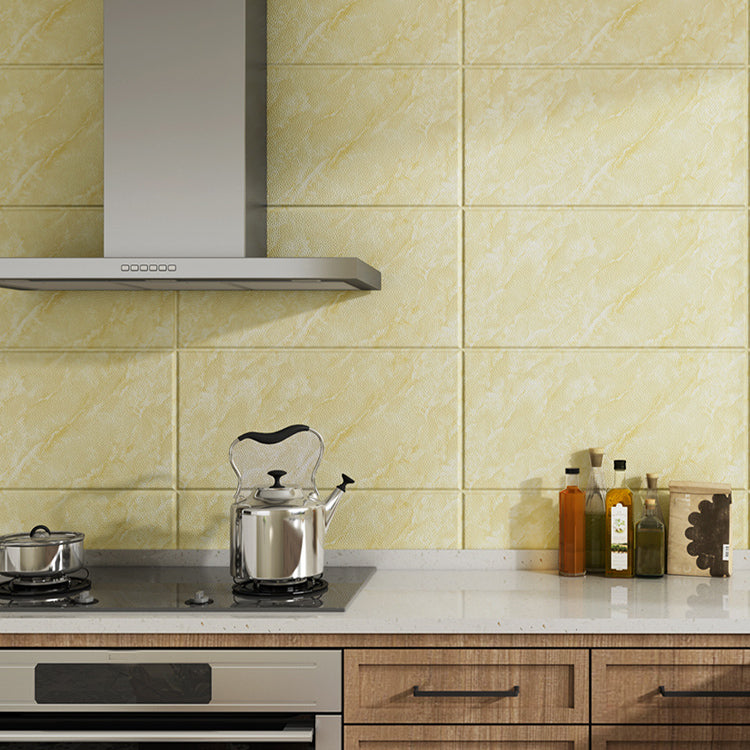 BowLift | Marbleized scratch-resistant PVC tile peel and stick tile for backsplash wall