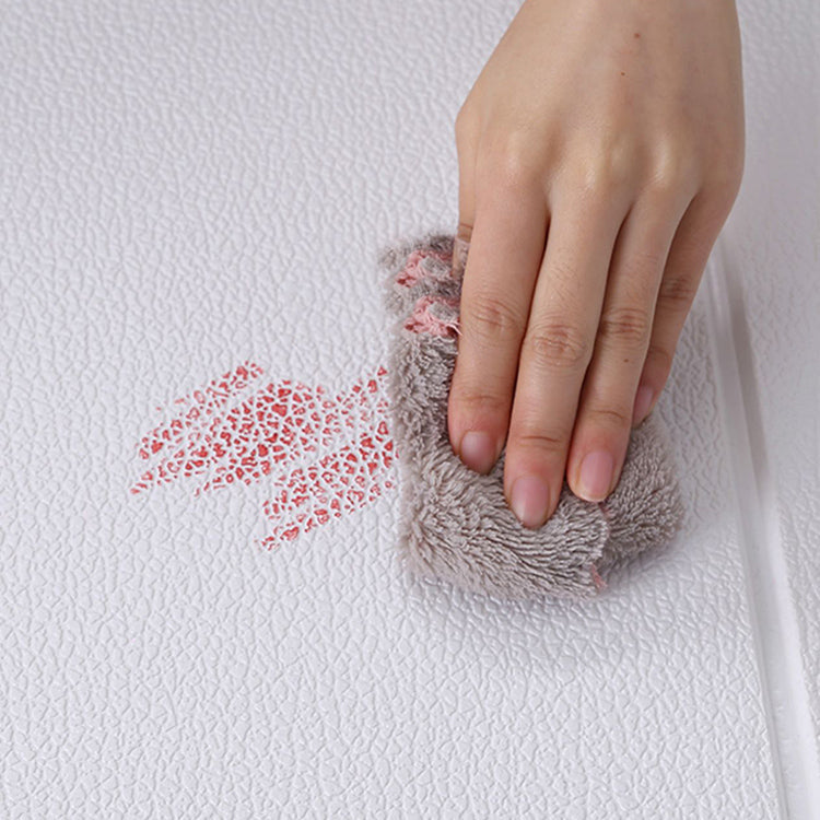 BowLift | Marbleized scratch-resistant PVC tile peel and stick tile for backsplash wall