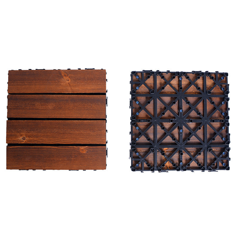BowLift | Wood Deck/Patio Floor Tiles with Click Installation Floor Slabs Tiles