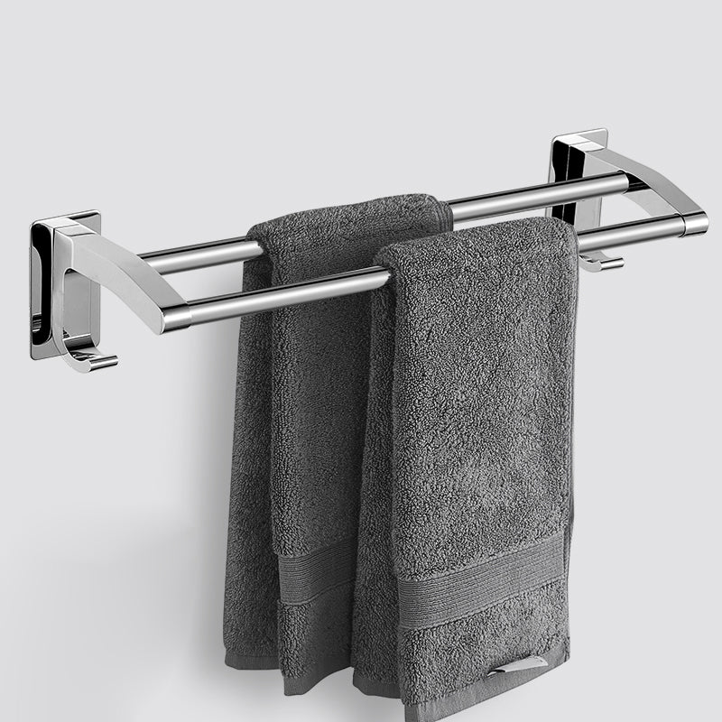 BowLift | Polished Chrome Bathroom Accessory Set Modern Bathroom Shelf Stainless Steel