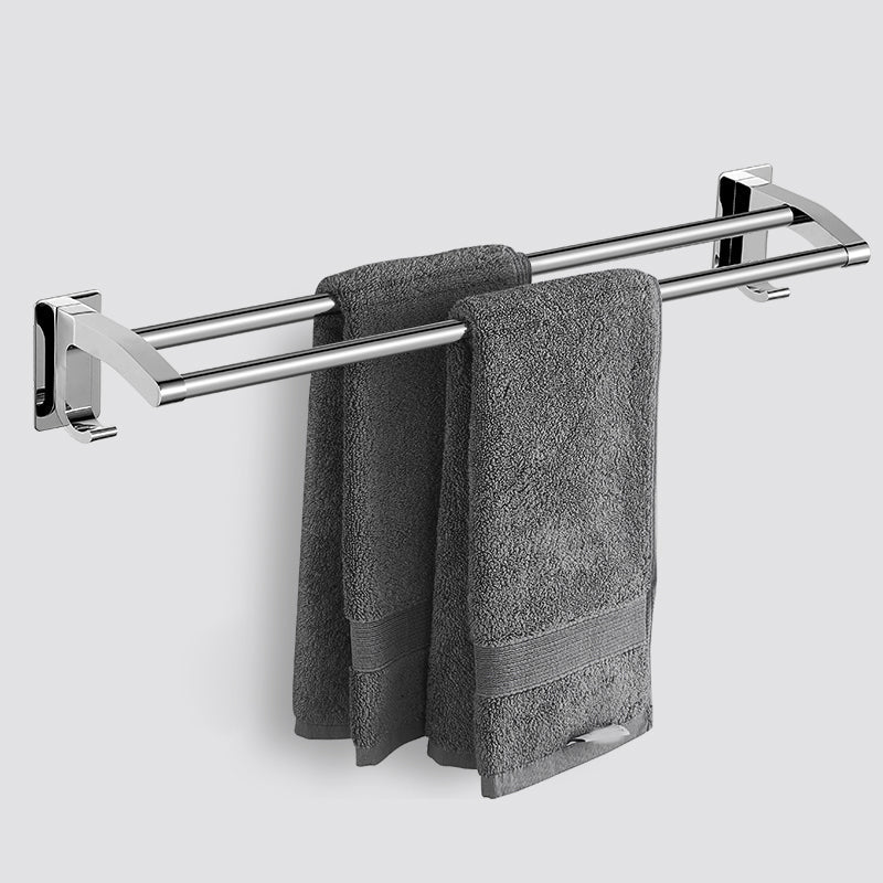 BowLift | Polished Chrome Bathroom Accessory Set Modern Bathroom Shelf Stainless Steel